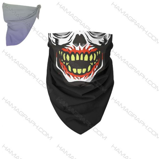 باندانا اسکلتی مدل clown skull