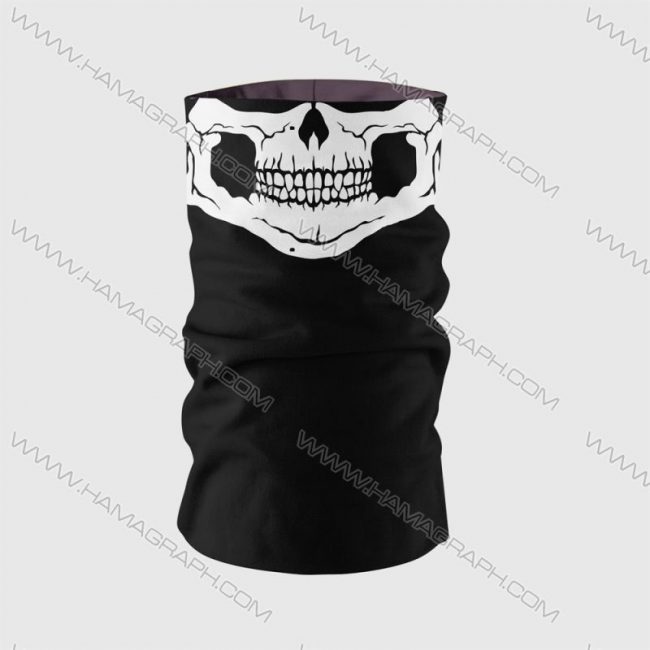 ماسک صورت طرح اسکلت Skull | بهنرین ماسک صورت و اسکارف با بهترین کیفیت چاپ و پارچه با دوخت لبه ها جهت جلوگیری از نخ کش شدن فقط در هاماگراف !