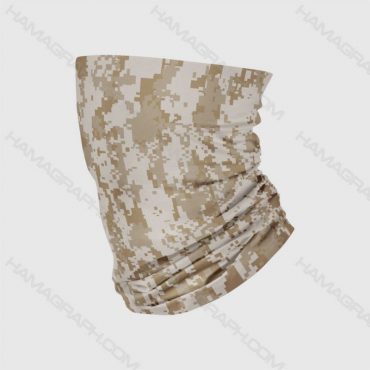 دستمال سر و گردن چریکی brown pixel | تولید عمده اسکارف با طرح اختصاصی و سفارشی | انواع دستمال سر و گردن | باندانا | باف | بهترین کیفیت چاپ