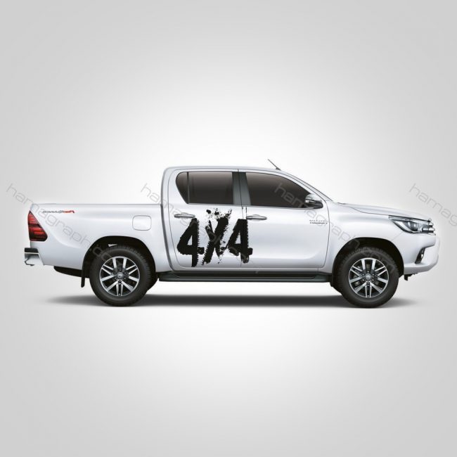 استیکر ماشین آفرود 4X4 | برچسب بدنه آفرود استیکر پاترول برچسب آفرود پاترول استیکر ماشین اسپرت استیکر خودرو استیکر وانت خرید اینترنتی استیکر خودرو