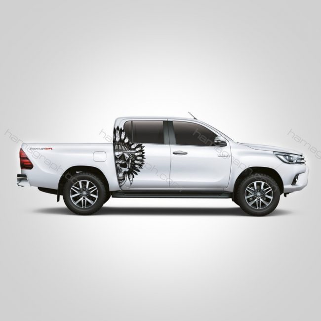 استیکر ماشین آفرود ind skull | برچسب بدنه آفرود استیکر پاترول برچسب آفرود پاترول استیکر ماشین اسپرت استیکر خودرو استیکر وانت خرید اینترنتی استیکر خودرو