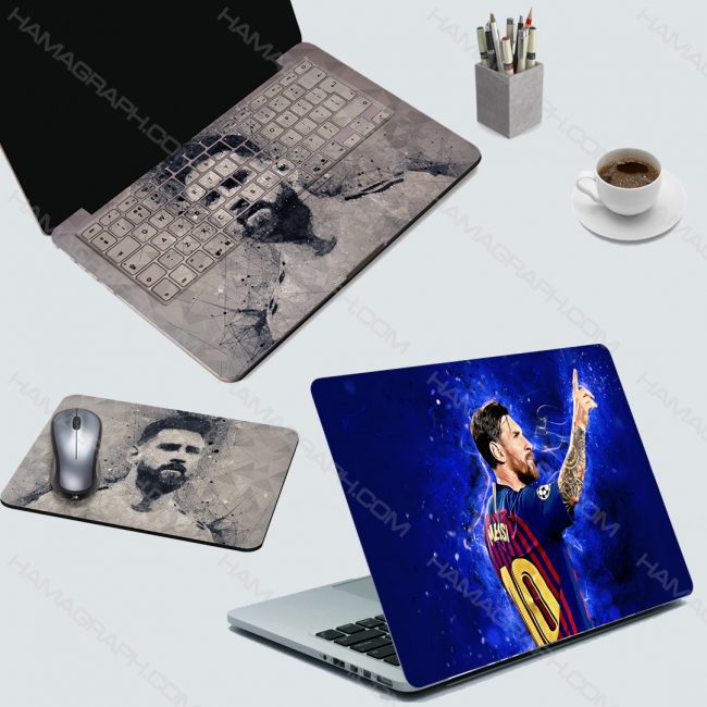 اسکین کامل لپ تاپ king messi - اسکین لئو مسی - اسکین