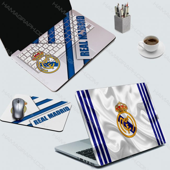 اسکین کامل لپ تاپ madrid hero - اسکین رئال مادرید - اسکین