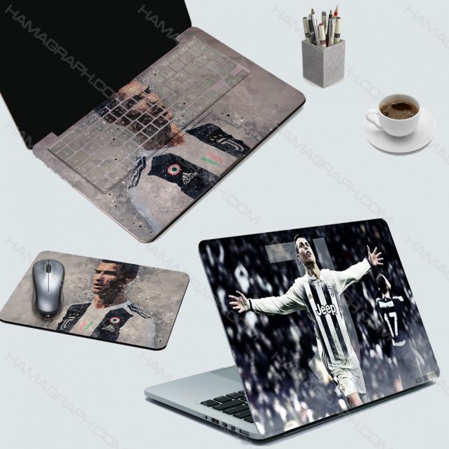 اسکین کامل لپ تاپ ronaldo7 - اسکین طرح رونالدو - اسکین