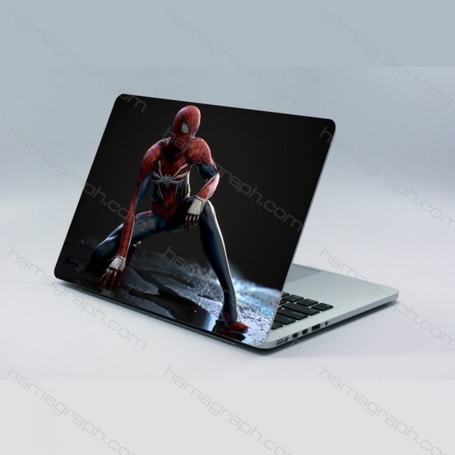 اسکین پشت لپ تاپ spiderman - اسکین مرد عنکبوتی - اسکین