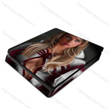 پوسته پلی استیشن طرح Gwen Stacy - پوسته طرح گوئن استیسی - اسکین - استیکر