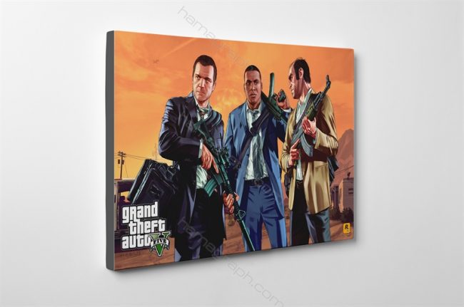 تابلو شاسي گيمينگ Grand Theft Auto