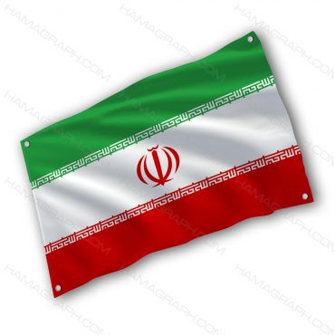 پرچم پارچه ای با طرح iran - پرچم طرح ایران - خرید پرچم - پرچم