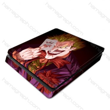 استیکر پلی استیشن با طرح joker face - استیکر طرح جوکر شماره 1 - اسکین - استیکر
