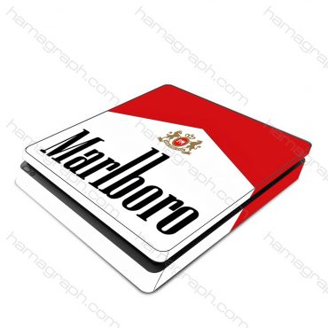 برچسب پلی استیشن طرح marlboro - برچسب طرح مارلبرو - اسکین - استیکر