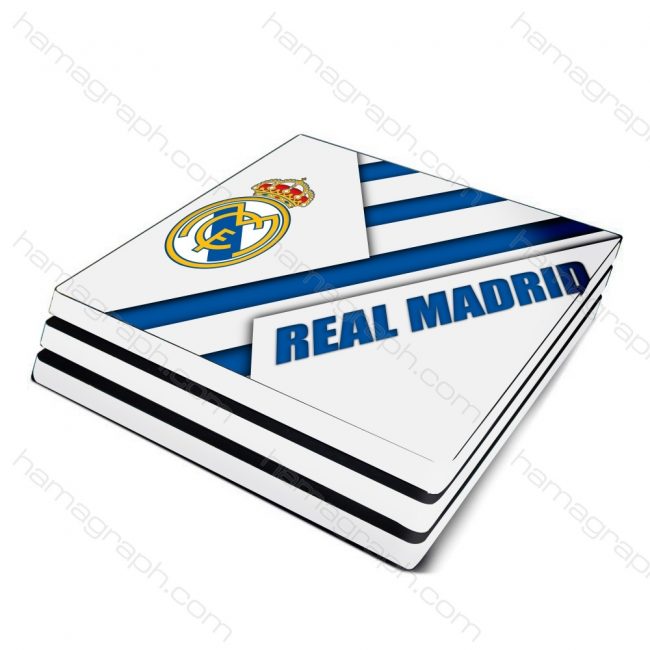 اسکین پلی استیشن طرح real madrid - اسکین طرح رئال مادرید - اسکین - استیکر