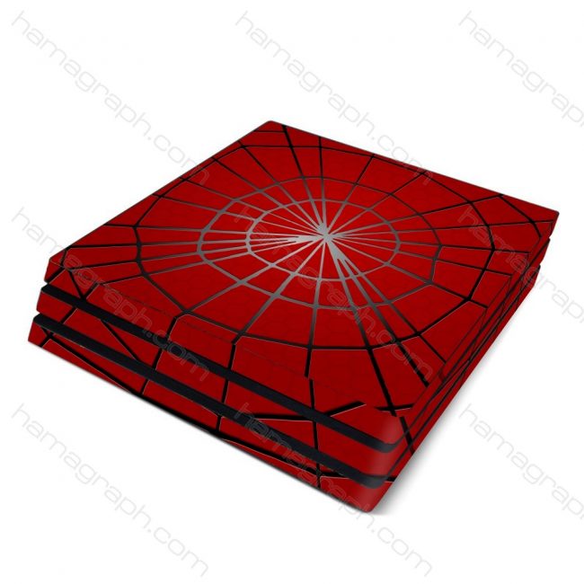پوسته پلی استیشن با طرح spider web - پوسته با طرح اسپایدرمن - اسکین - استیکر