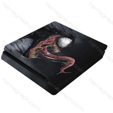 برچسب پلی استیشن طرح venom 2 - برچسب با طرح ونوم - اسکین - استیکر