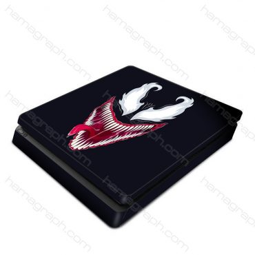 استیکر پلی استیشن طرح venom - استیکر با طرح ونوم - اسکین - استیکر