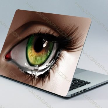 استیکر لپ تاپ چشم سه بعدی