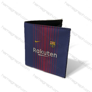 کیف پول جیبی طرح barca kit