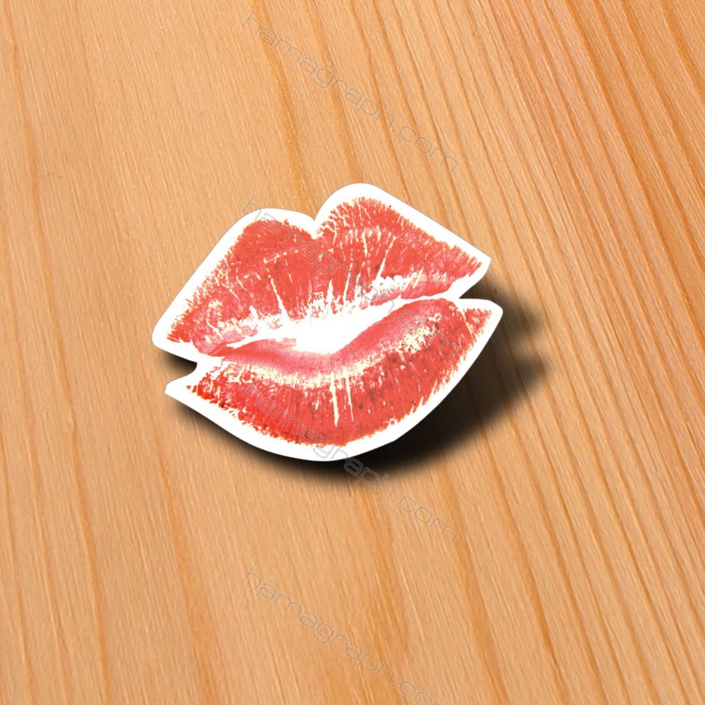 مینی استیکر با طرح kiss marked