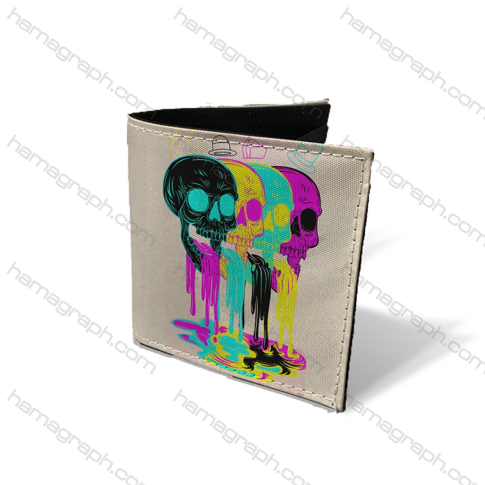 کیف جیبی طرح color skull 2