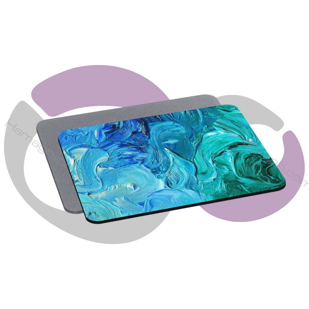 موس پد طرح blue paint - طرح نقاشی - پد ماوس طرح دار - موس پد کامپیوتر - لپ تاپ