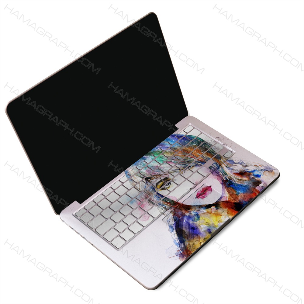 استیکر کیبورد و اطراف طرح painter girl