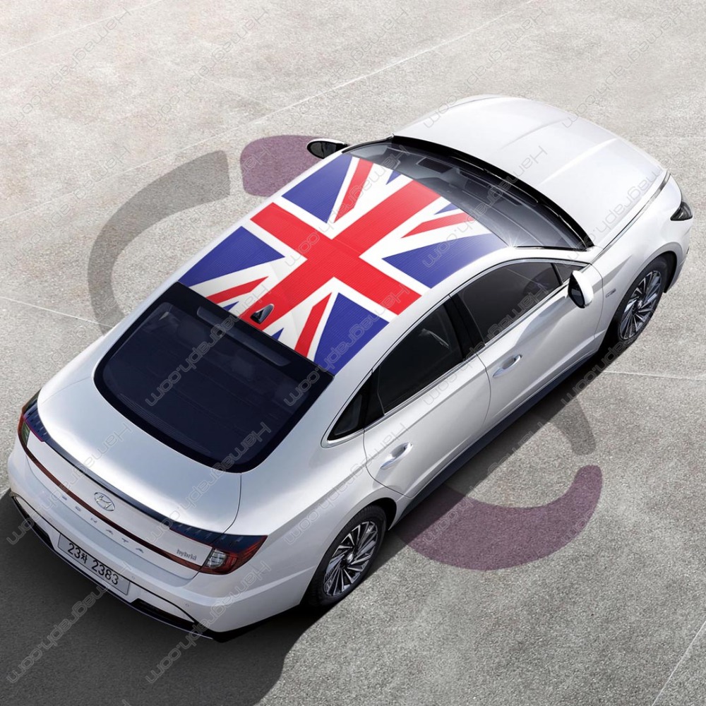 استیکر سقف اتومبیل طرح england 2 - طرح انگلستان - برچسب سقف - استیکر طرح دار