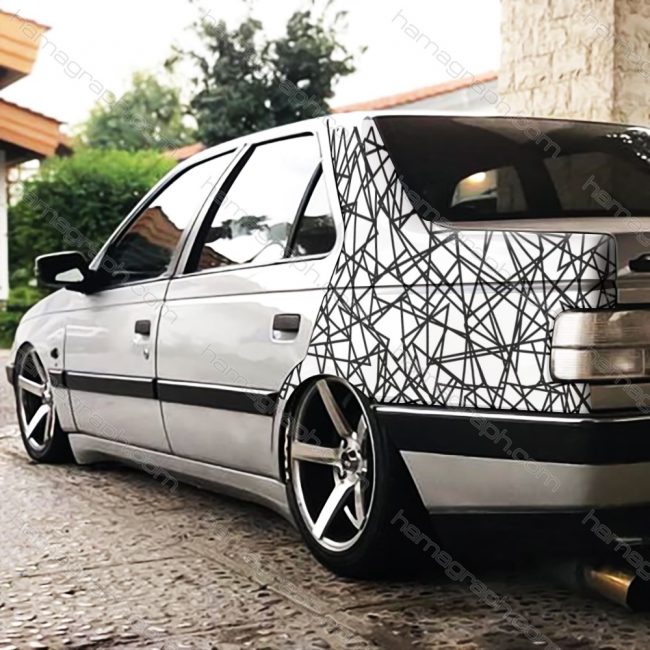 استیکر رکاب و بدنه مدل Triangular