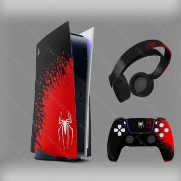 استیکر پلی استیشن 5 طرح spider man bundle
