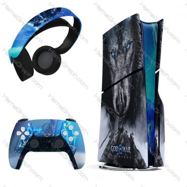 برچسب پلی استیشن 5 اسلیم طرح ragnarok