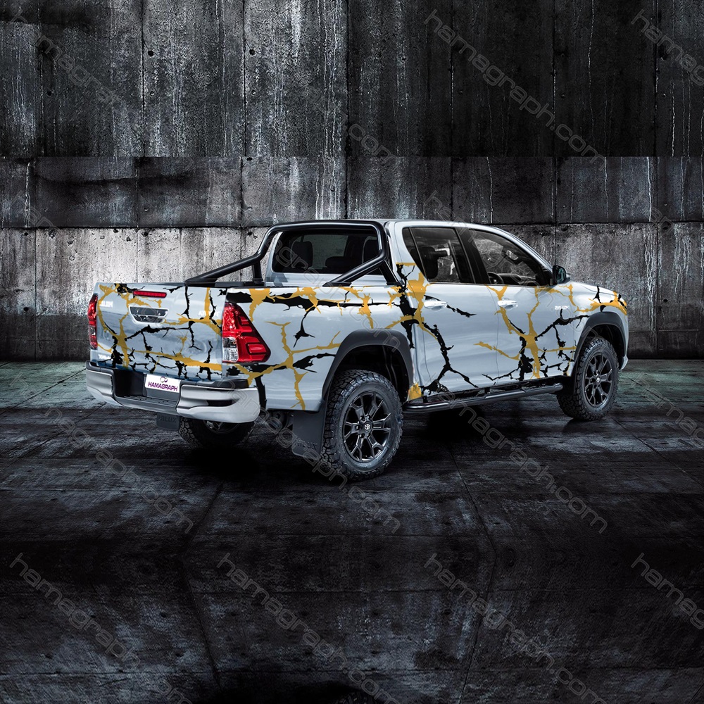 استیکر بدنه هایلوکس آفرودی طرح hilux 031