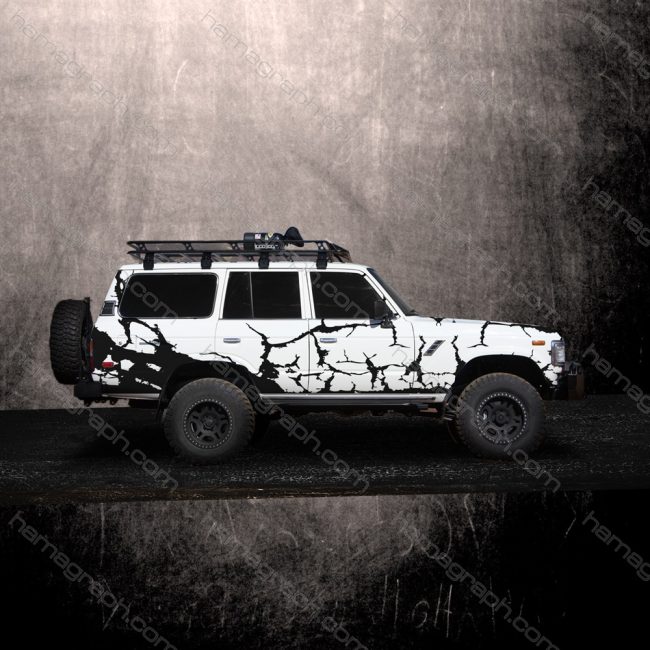 استیکر بدنه آفرود طرح land cruieser- 003