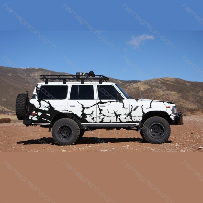 استیکر بدنه آفرود طرح land cruieser- 003