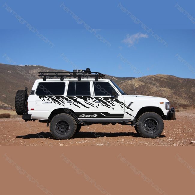 استیکر بدنه لندکروزر آفرودی طرح land cruieser- 021