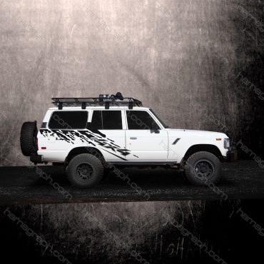 برچسب خودرو آفرود طرح land cruieser- 022