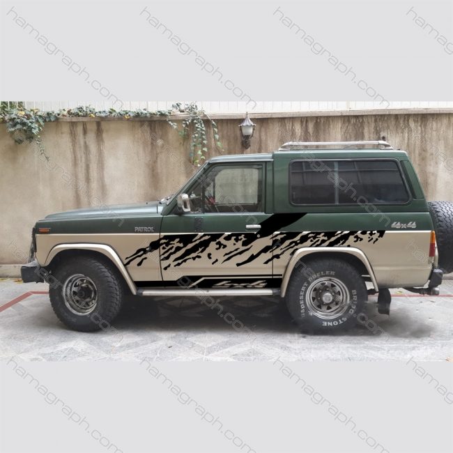 برچسب آفرودی پاترول طرح patrol 015